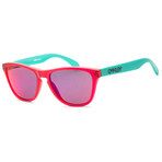 Frogskins XS Oakley Sunglasses // Matte Translucent Pink + Prizm Road