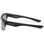 Men's TwoFace Oakley Sunglasses // Matte Black + Chrome Iridium