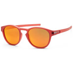 Men's Latch Oakley Sunglasses // Ir Red + Prizm Ruby