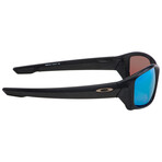 Men's Straightlink Oakley Polarized Sunglasses // Matte Black + Prizm Deep H20