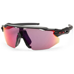 Men's Radar EV Advancer Oakley Polarized Sunglasses // Polished Black + Prizm Road