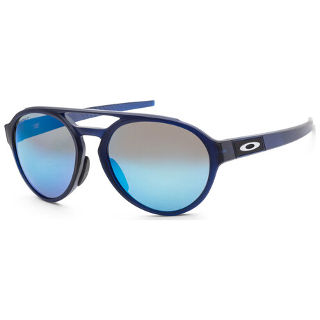 Forager Oakley Polarized Sunglasses // Matte Translucent Blue + Prizm Sapphire
