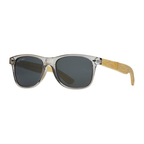 Men's Classic Polarized Sunglasses // Crystal Gray + Smoke