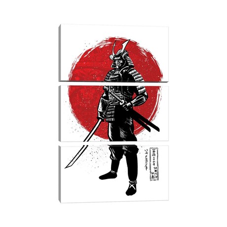 Samurai With Two Katanas by Alberto Perez