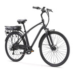 Body Ease Men's Step-Through Electric Bicycle // 500W 7-Speed