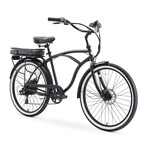 Around the Block Men's Beach Cruiser Bicycle // 500W 7-Speed