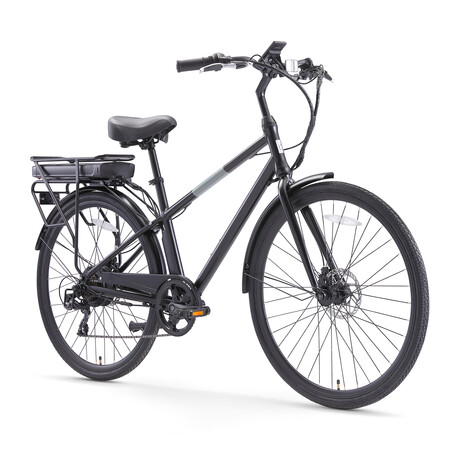 Reach your Destination Men's Electric Bicycle // 500W 7-Speed