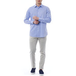 Ivan Regular Fit Button-Up Italian Collar Shirt // Blue (Euro Size: 39)