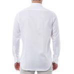 Edward Regular Fit Button-Up Italian Collar Shirt // White (Euro Size: 41)