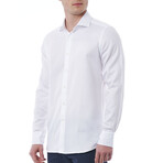 Blake Slim Fit Button-Up French Collar Shirt // White (Euro Size: 40)
