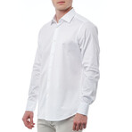 Cristian Regular Fit Button-Up Italian Collar Shirt // White (Euro Size: 40)