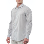 Bernardo Regular Fit Button-Up Italian Collar Shirt // Pearl (Euro Size: 38)