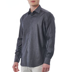Joseph Regular Fit Button-Up Italian Collar Shirt // Gray (Euro Size: 39)