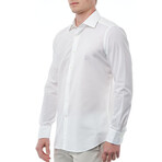 Antonio Regular Fit Button-Up Italian Collar Shirt // White (Euro Size: 38)