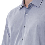 Andrew Regular Fit Button-Up Italian Collar Shirt // Gray (Euro Size: 39)