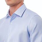 Arthur Regular Fit Button-Up Italian Collar Shirt // Blue (Euro Size: 39)