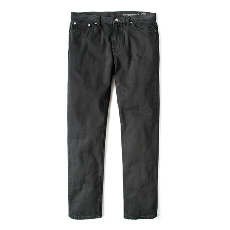 Drifter Tapered Denim Pants // Pitch Black (28WX30L)