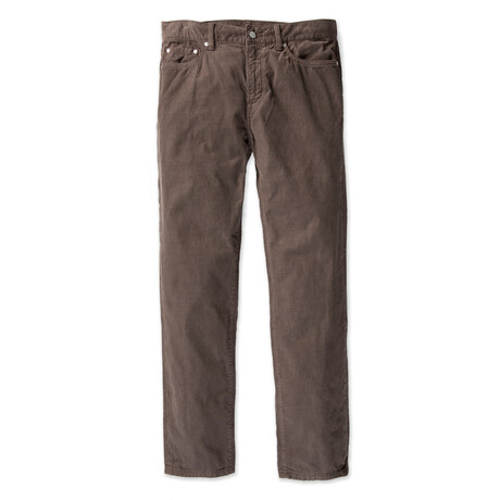 Townes 5-Pocket Cord Slim-Fit Pants // Bison (28WX30L)