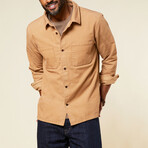 Townes Corduroy Shirt // Sand (XL)