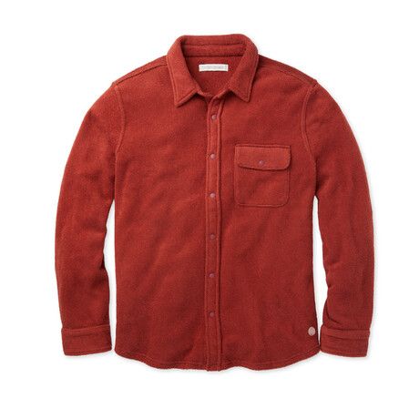 Hightide Button-Snap Shirt // Medjool (S)