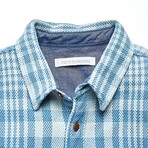 Blanket Shirt // Adriatic Lucient Plaid (M)