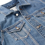 Peacenik Denim Trucker Jacket // Oceana Mid-Wash (M)