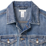 Peacenik Denim Trucker Jacket // Oceana Mid-Wash (M)