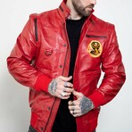 Cobra Kay Johnny Leather jacket // Red (3XL)