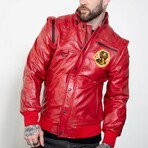 Cobra Kay Johnny Leather jacket // Red (L)