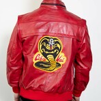 Cobra Kay Johnny Leather jacket // Red (XL)