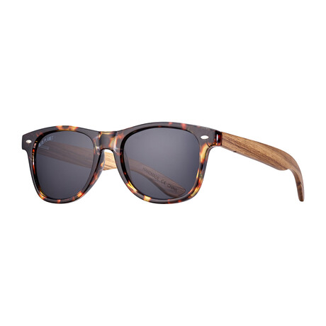 Men's Bodie Polarized Sunglasses // Black + Brown