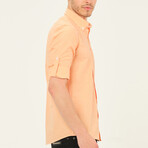 Gary Button Down Shirt // Orange (Small)