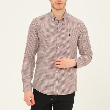 Gary Button Down Shirt // Brown (Small)