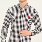 Keenan Button Down Shirt // Black (Small)