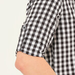 Keenan Button Down Shirt // Black (Small)