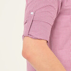 Gary Button Down Shirt // Plum (X-Large)