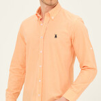 Gary Button Down Shirt // Orange (Small)