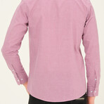 Gary Button Down Shirt // Plum (Large)