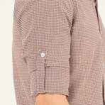 Gary Button Down Shirt // Brown (Small)