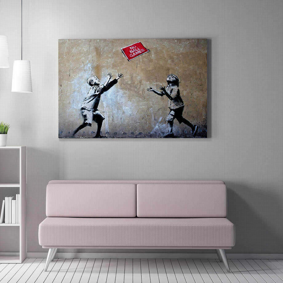 Banksy On Canvas - Gallery Wrapped Prints - Touch of Modern