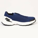 Bolt Lace-Up Sneakers // Dark Navy (Euro Size: 39)