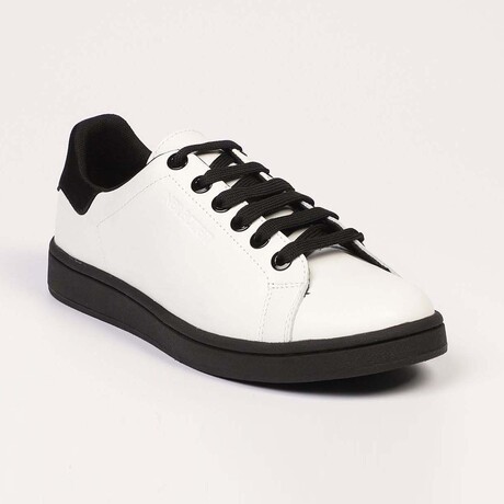 Tennis Trainer Shoes // White + Black (Euro Size: 36)