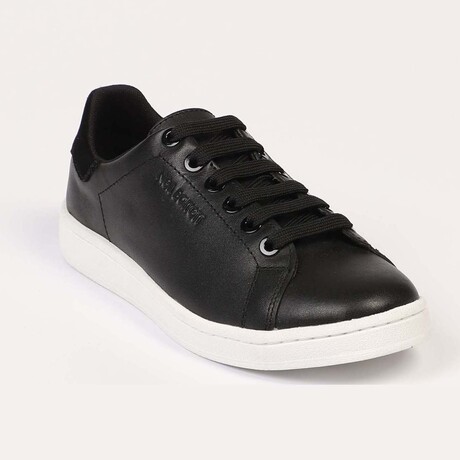 Tennis Trainer Shoes // Black + White (Euro Size: 36)