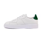 Contrast Heel Leather Sneaker // White + Green (Euro: 39)