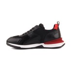 Oslo Sneakers // Black + Red (Euro: 44)