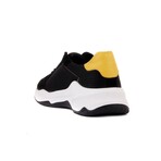 Istanbul Sneakers // Black + Yellow (Euro: 39)