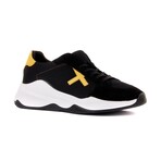 Istanbul Sneakers // Black + Yellow (Euro: 39)