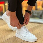 Oxford Style Sneaker // White (Euro: 42)