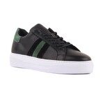 Tokyo Sneakers // Black + Green (Euro: 39)
