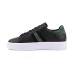Tokyo Sneakers // Black + Green (Euro: 41)